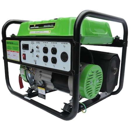 Lifan Portable Generator, Gasoline, 3,500 W Rated, 4,375 W Surge, Recoil Start, 120V AC, 29.2 A ES4150CA